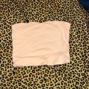 Pink tube top from hollister
